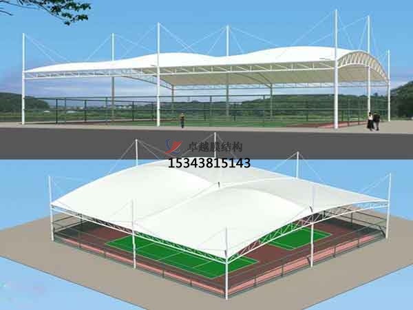 漳州市籃球場膜結(jié)構(gòu)罩棚【設(shè)計施工】